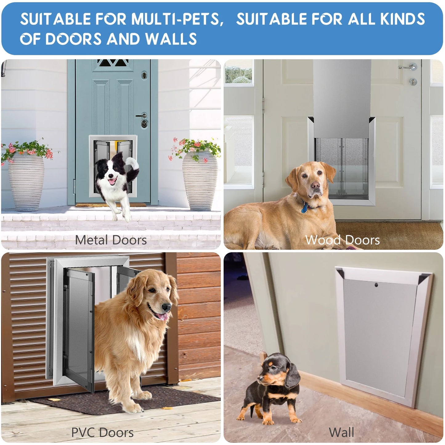 Metal Frame Pet Door