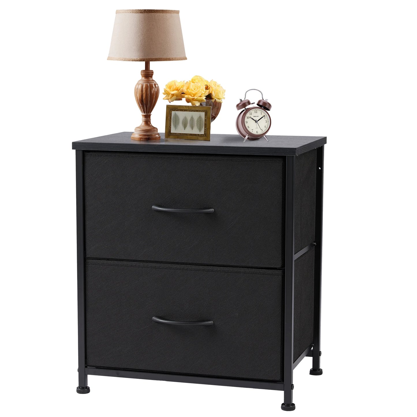 Bedside Nightstand 1 or 2 Pack