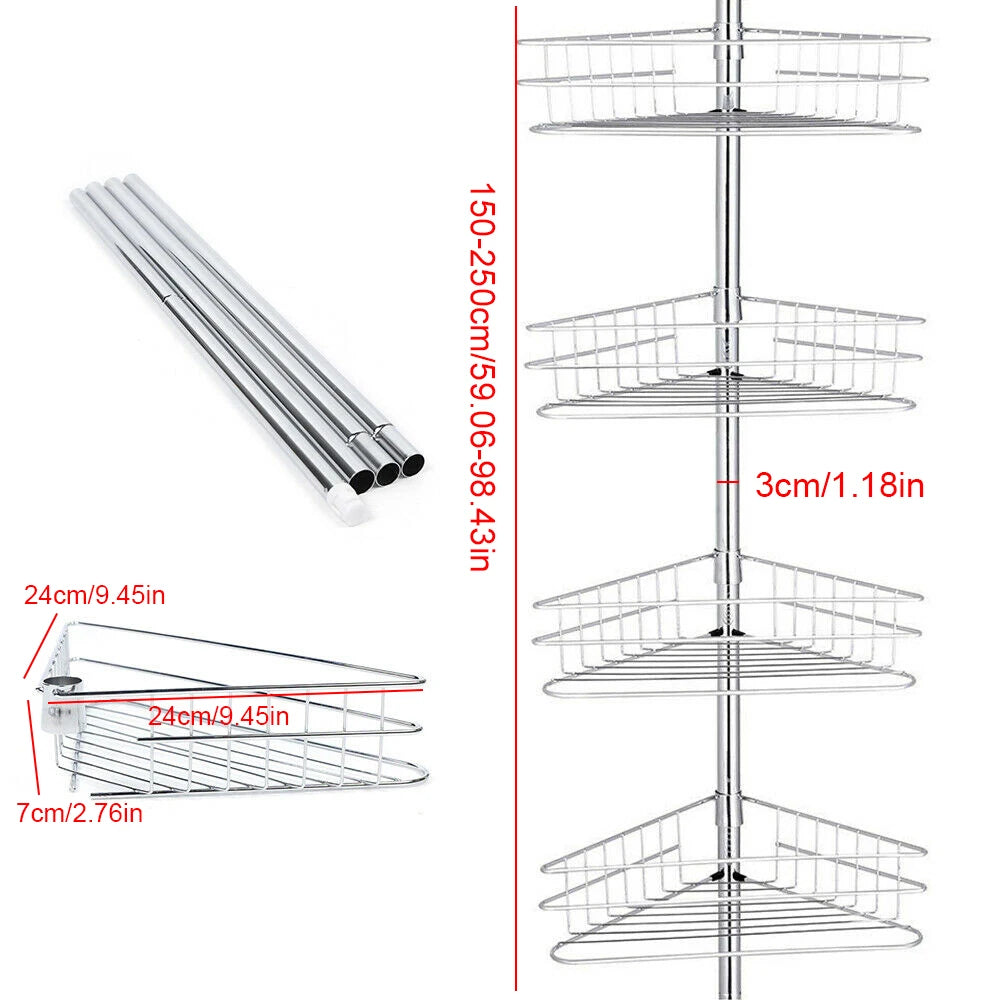 4 Layer Shower Corner Shelf