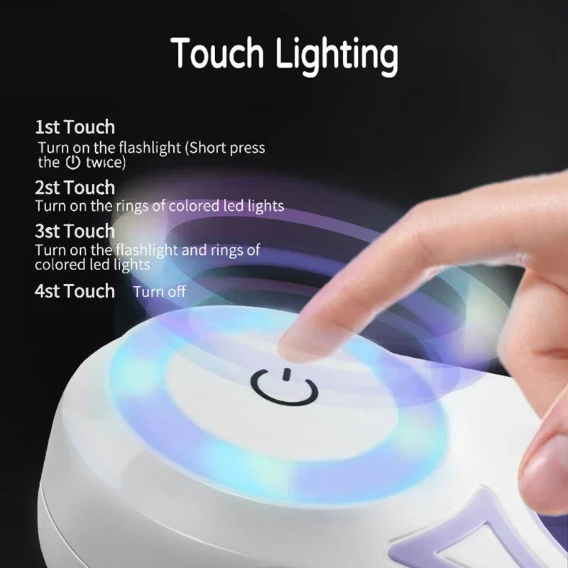 LED Retractable Pet Leash with Light