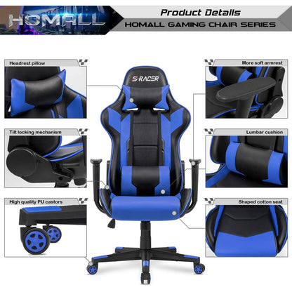 Adjustable Swivel Task Chair (19.8"D x 20.5"W x 47.8"H)