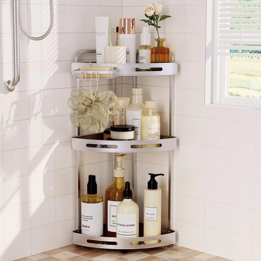 Adjustable 3 Tier Corner Shower Caddy Organizer