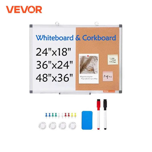 Whiteboard & Cork Board Duo for Office