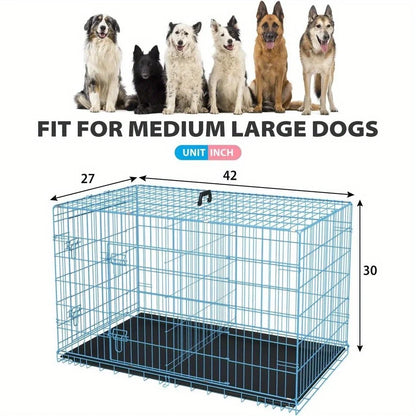 Folding Wire Kennel for Large Dog Crate