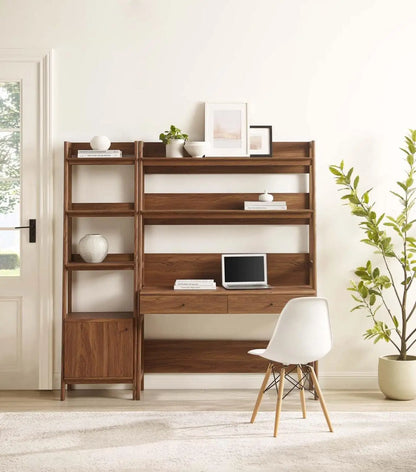 2-Piece Desk and Bookshelf