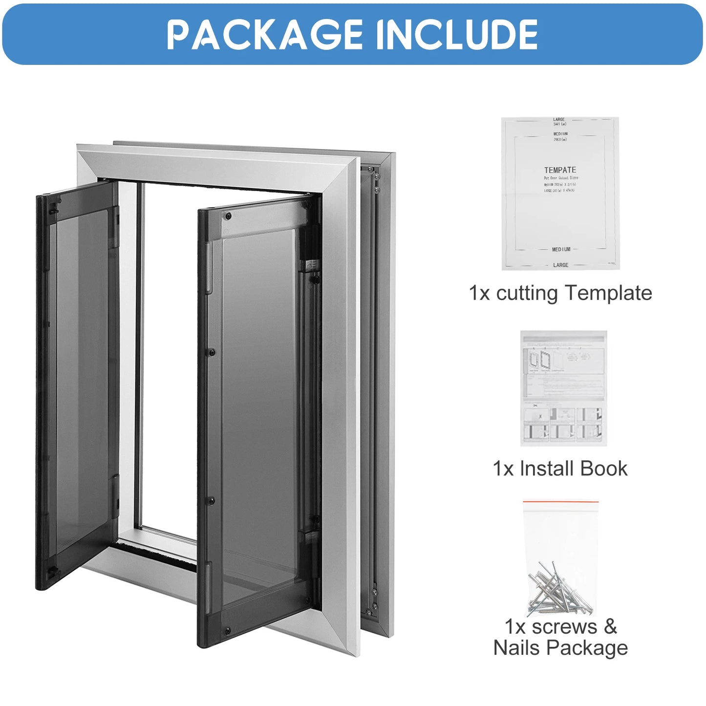 Metal Frame Pet Door