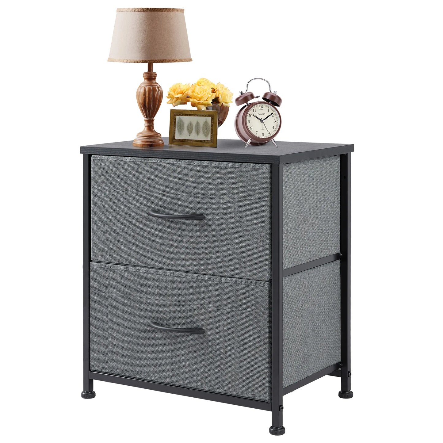 Bedside Nightstand 1 or 2 Pack