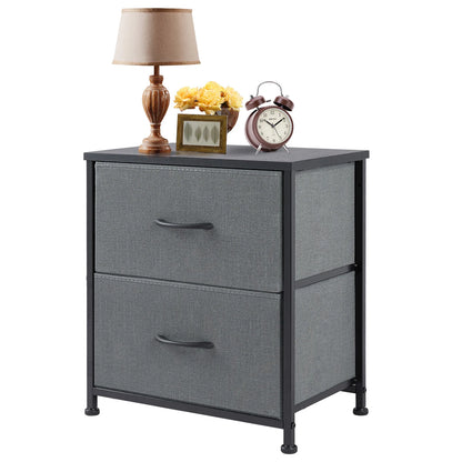Bedside Nightstand 1 or 2 Pack