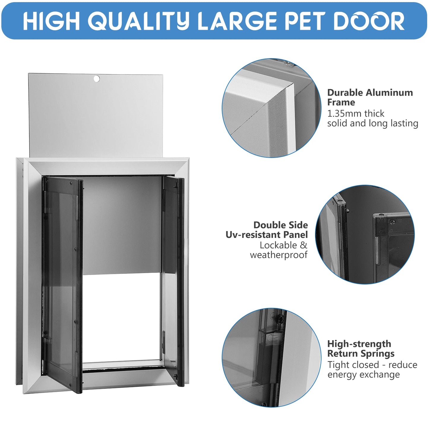 Metal Frame Pet Door