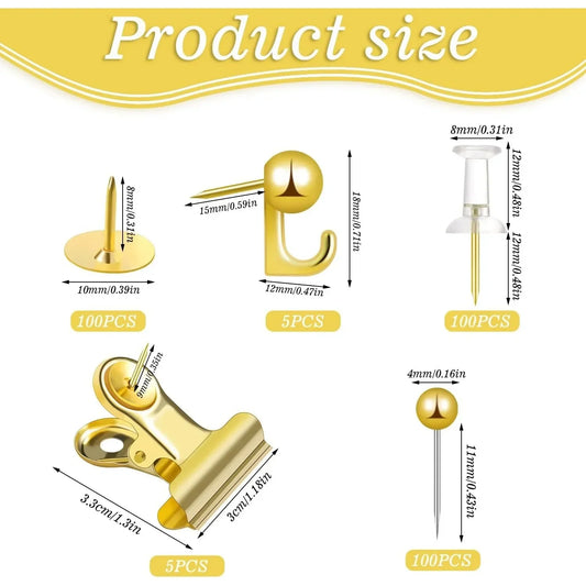310-piece Pushpin Decoration