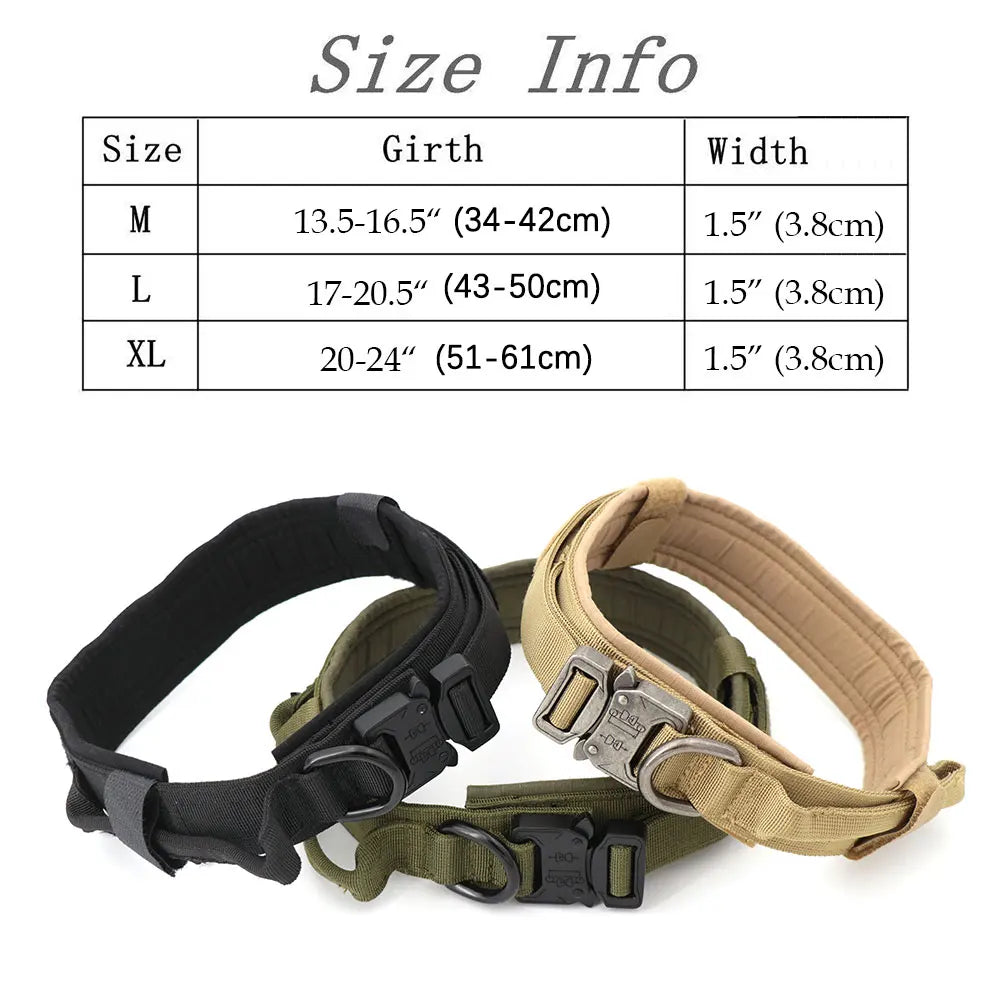 Large Dog Harness Collar Leash Set