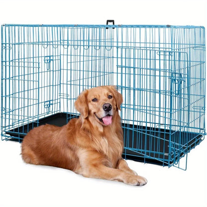 Folding Wire Kennel for Large Dog Crate