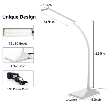 12W 72LED Desk Lamp