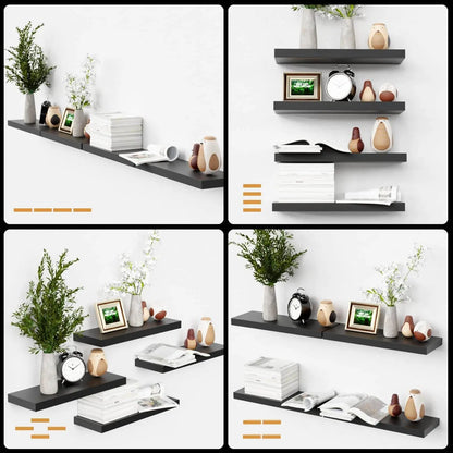 Multi Color Wall Mounted Floating Shelves