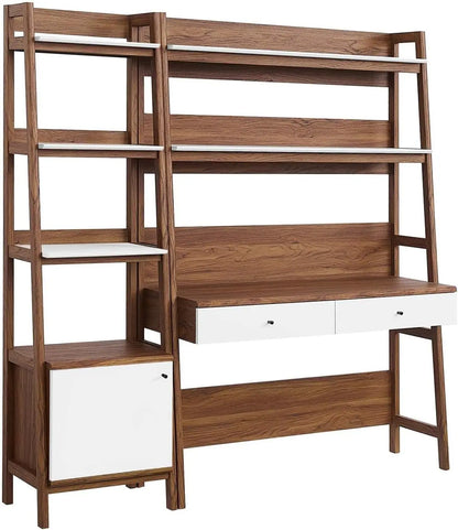 2-Piece Desk and Bookshelf