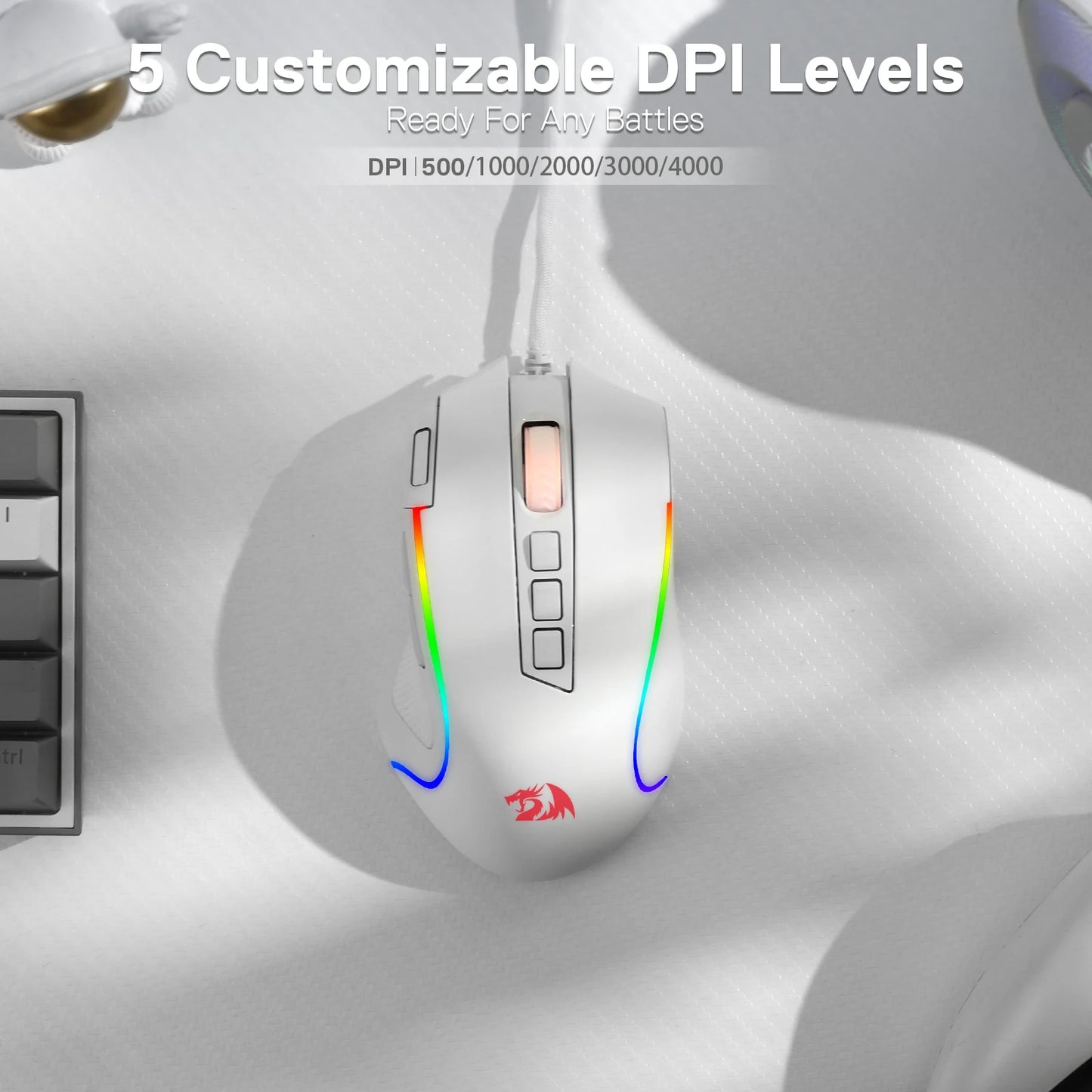 Wired Mouse with Programmable Buttons