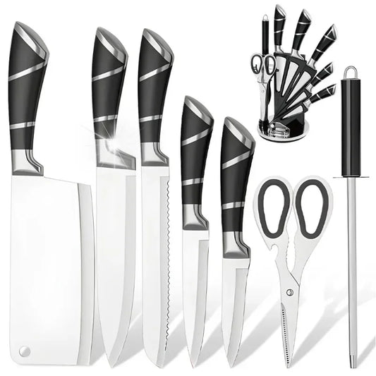 9-piece Stainless Steel Knife Set