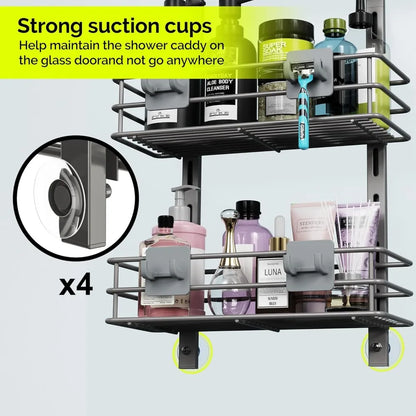 Adjustable Over the Door Shower Caddy