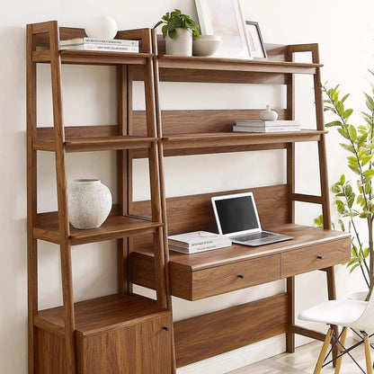 2-Piece Desk and Bookshelf