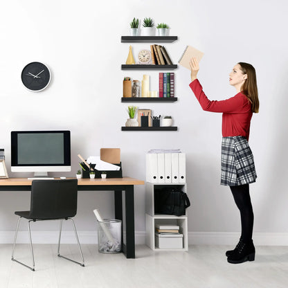 Multi Color Wall Mounted Floating Shelves