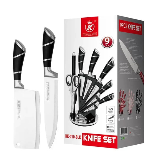 9-piece Stainless Steel Knife Set