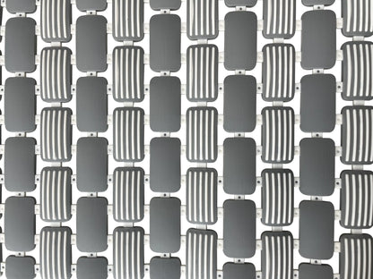 28.34" x 15.35 ", PP+TPE, Non-Slip Tile Bath Mat for Shower with Strong Suction Cups, Grey