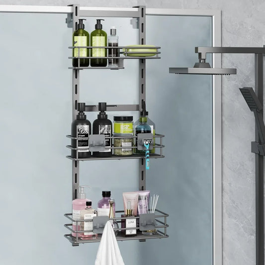 Adjustable Over the Door Shower Caddy